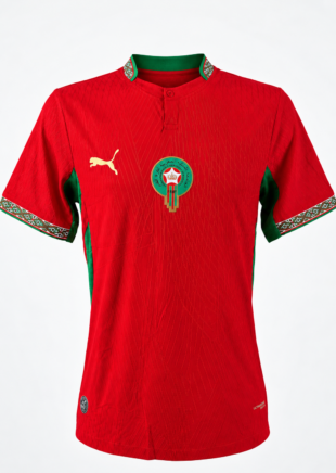Maillot du Maroc version Player, vue de face